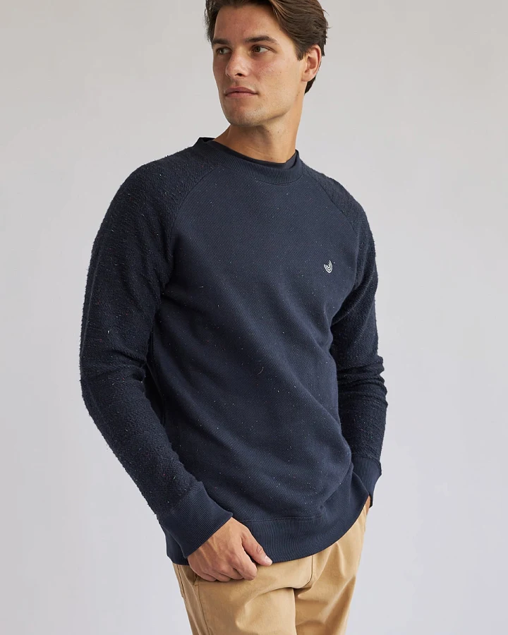 TWOTHIRDS Herren vegan Sweatshirt Dunmore Navy