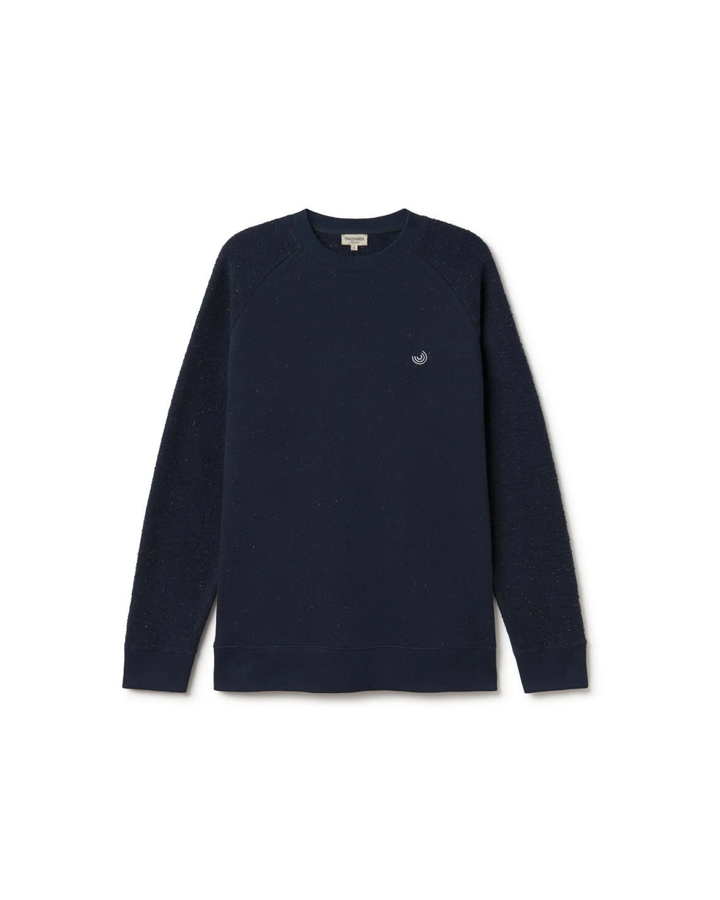 TWOTHIRDS Herren vegan Sweatshirt Dunmore Navy – Ansicht 2