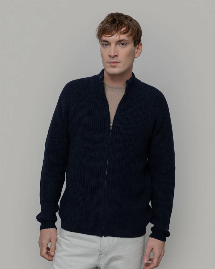 Wollcardigan Vito Blau