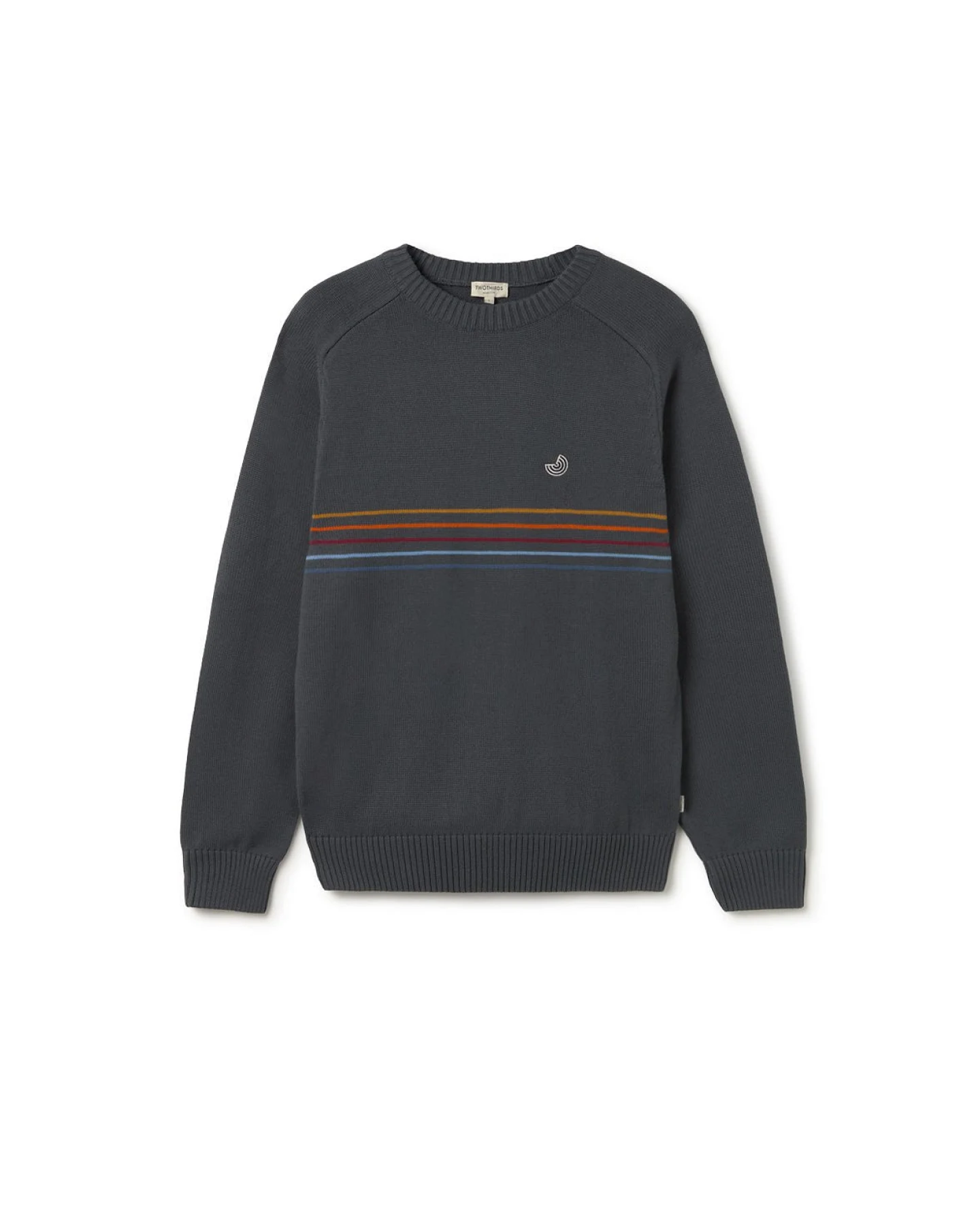 TWOTHIRDS Herren vegan Pullover Buljarica Dunkel Sand Grau – Ansicht 2