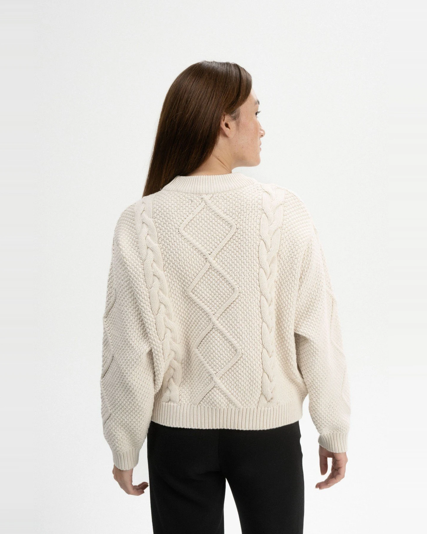 Strickpullover Zopfmuster Samaira – Ansicht 2