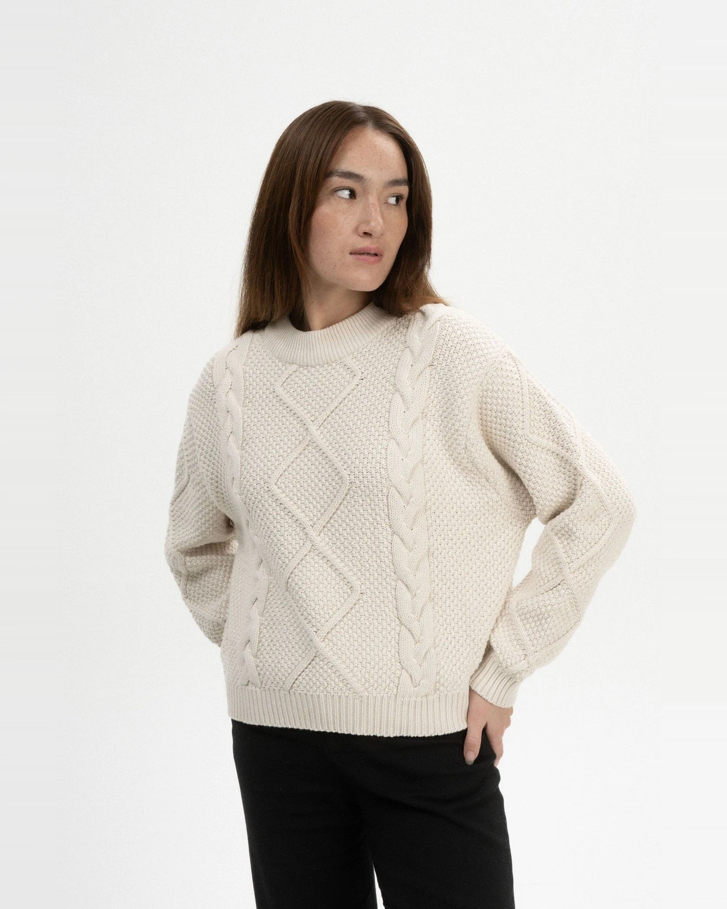 Strickpullover Zopfmuster Samaira – Ansicht 6