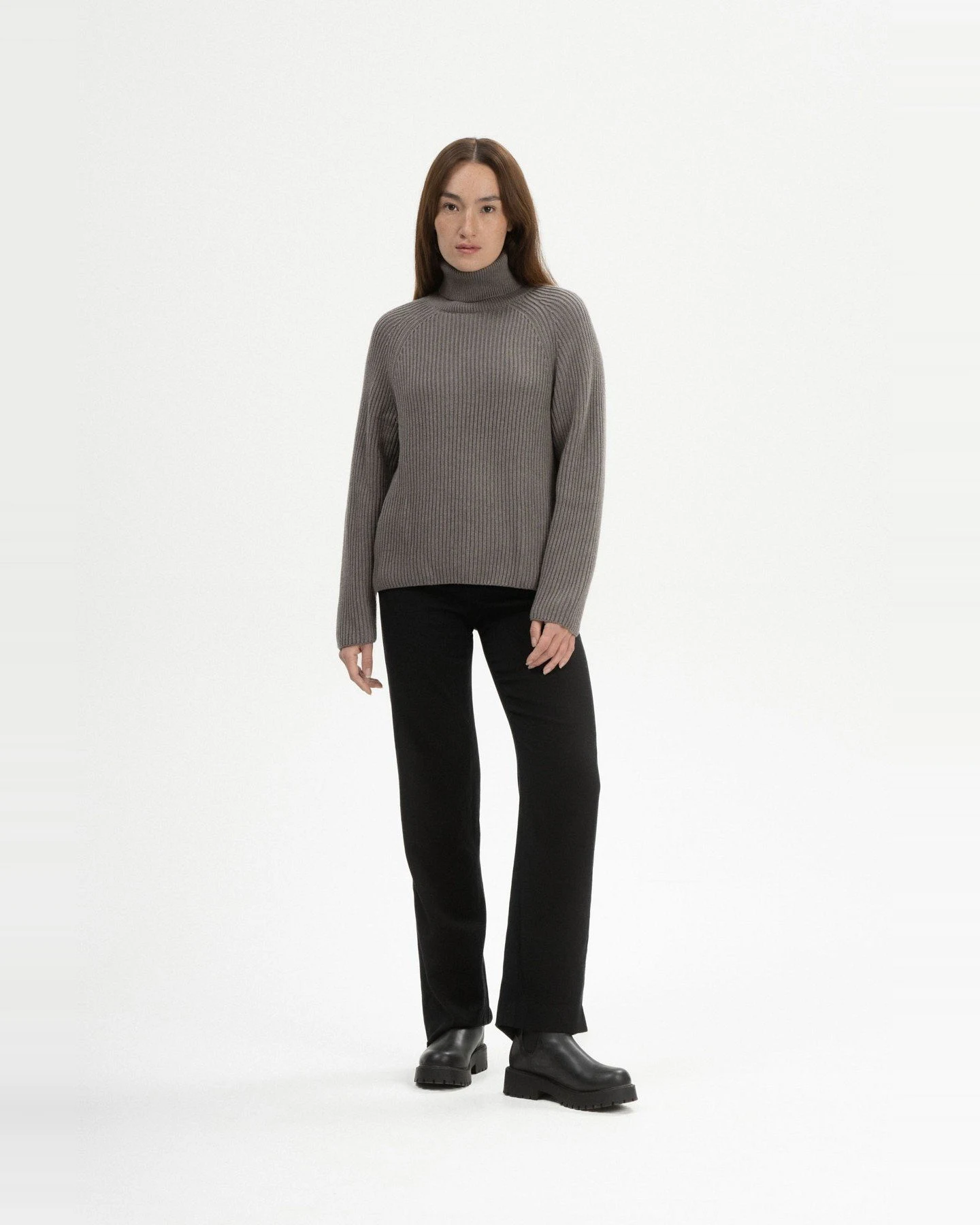 Rollkragenpullover Rippstrick Chirha – Ansicht 3