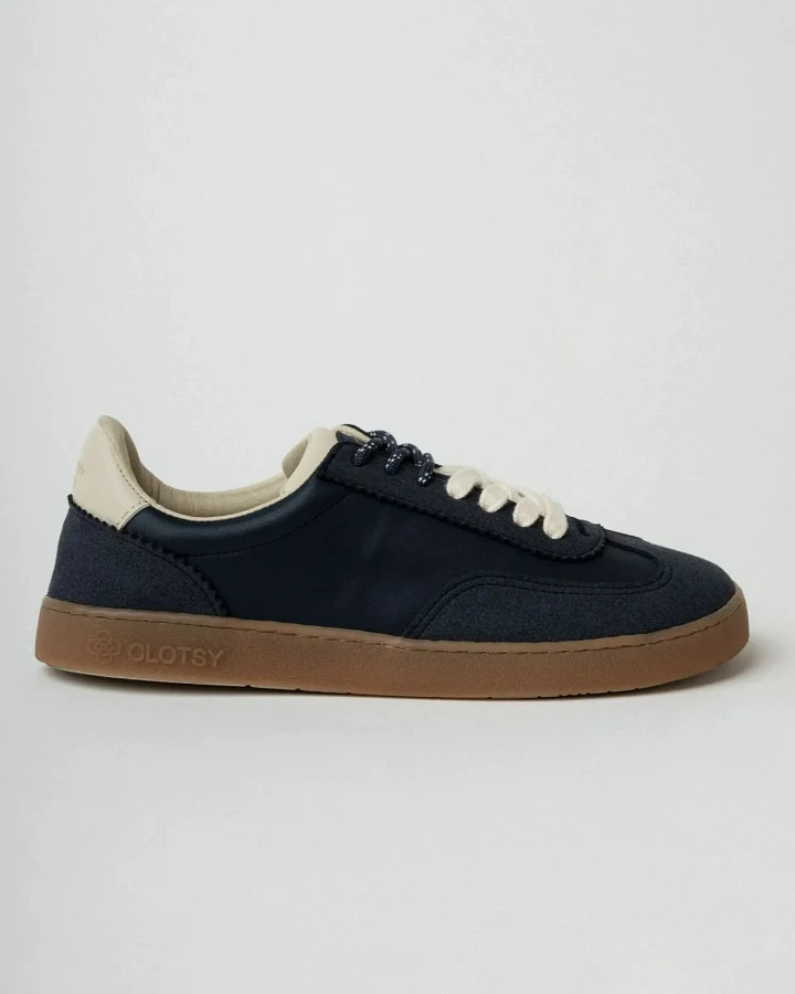 Clotsy Damen vegan Sneaker Senda Navy