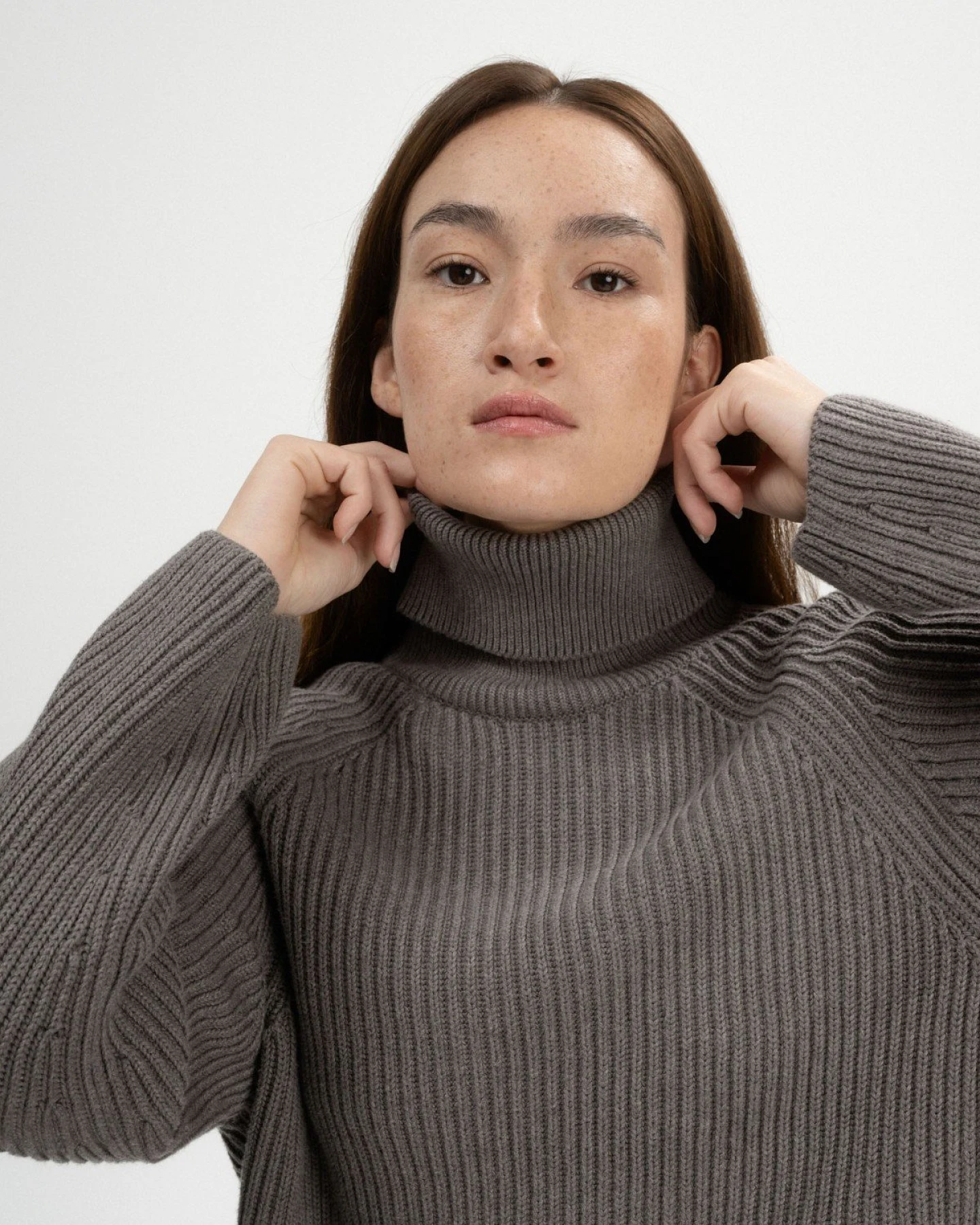 Rollkragenpullover Rippstrick Chirha – Ansicht 5