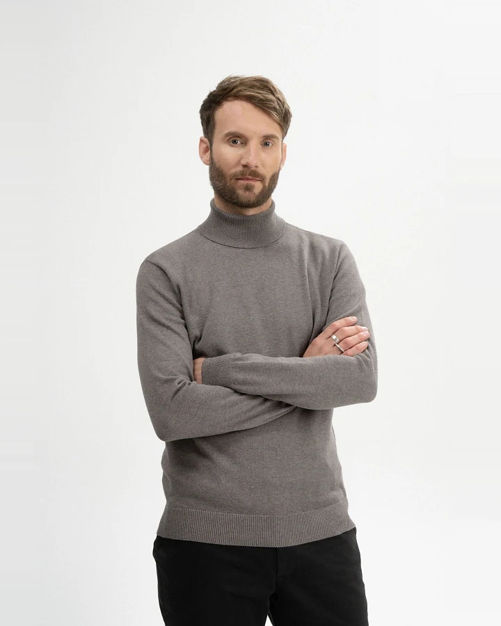 Rollkragenpullover Kanja Braun