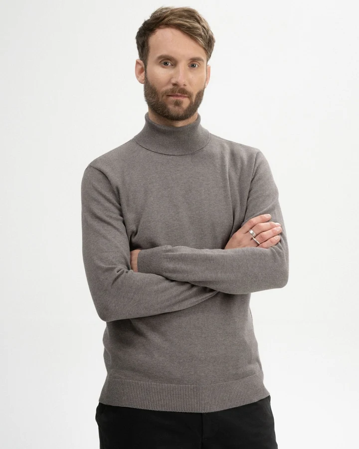 Rollkragenpullover Kanja Braun