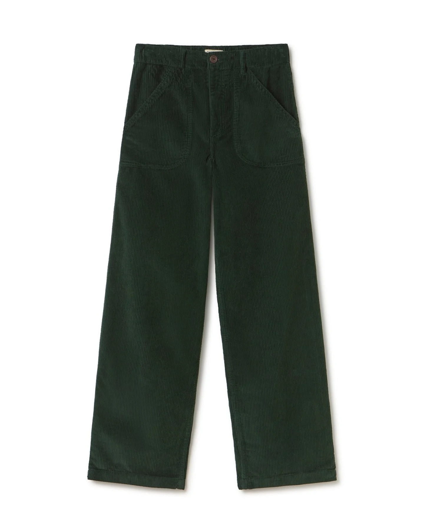 TWOTHIRDS Damen vegan Hose Banna Dunkelgrün – Ansicht 2
