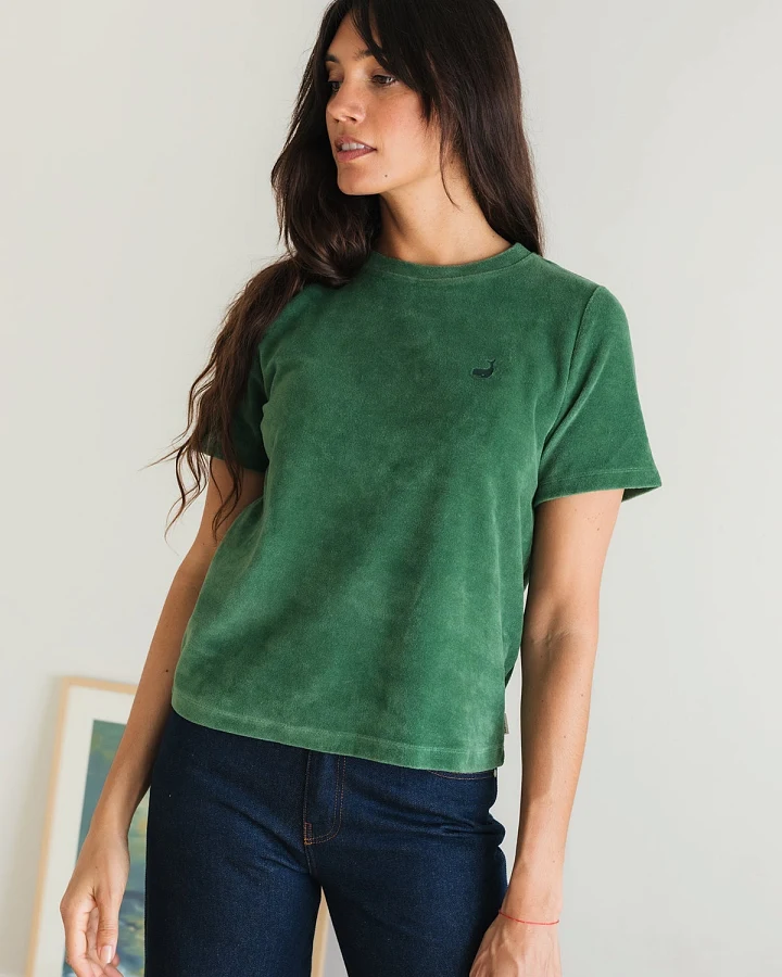 TWOTHIRDS Damen vegan T-Shirt Gaby Pickle Grün