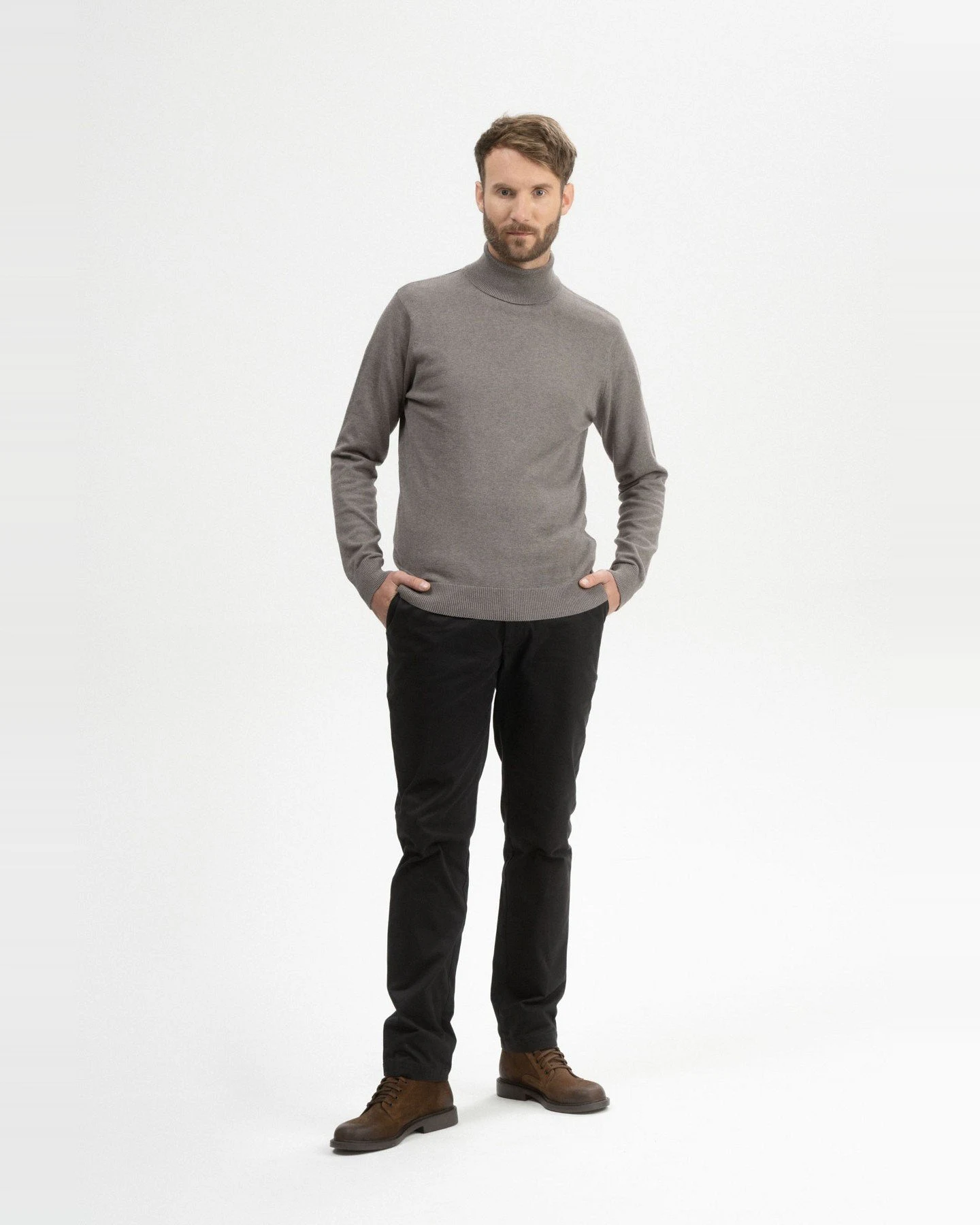 Rollkragenpullover Kanja Braun – Ansicht 3