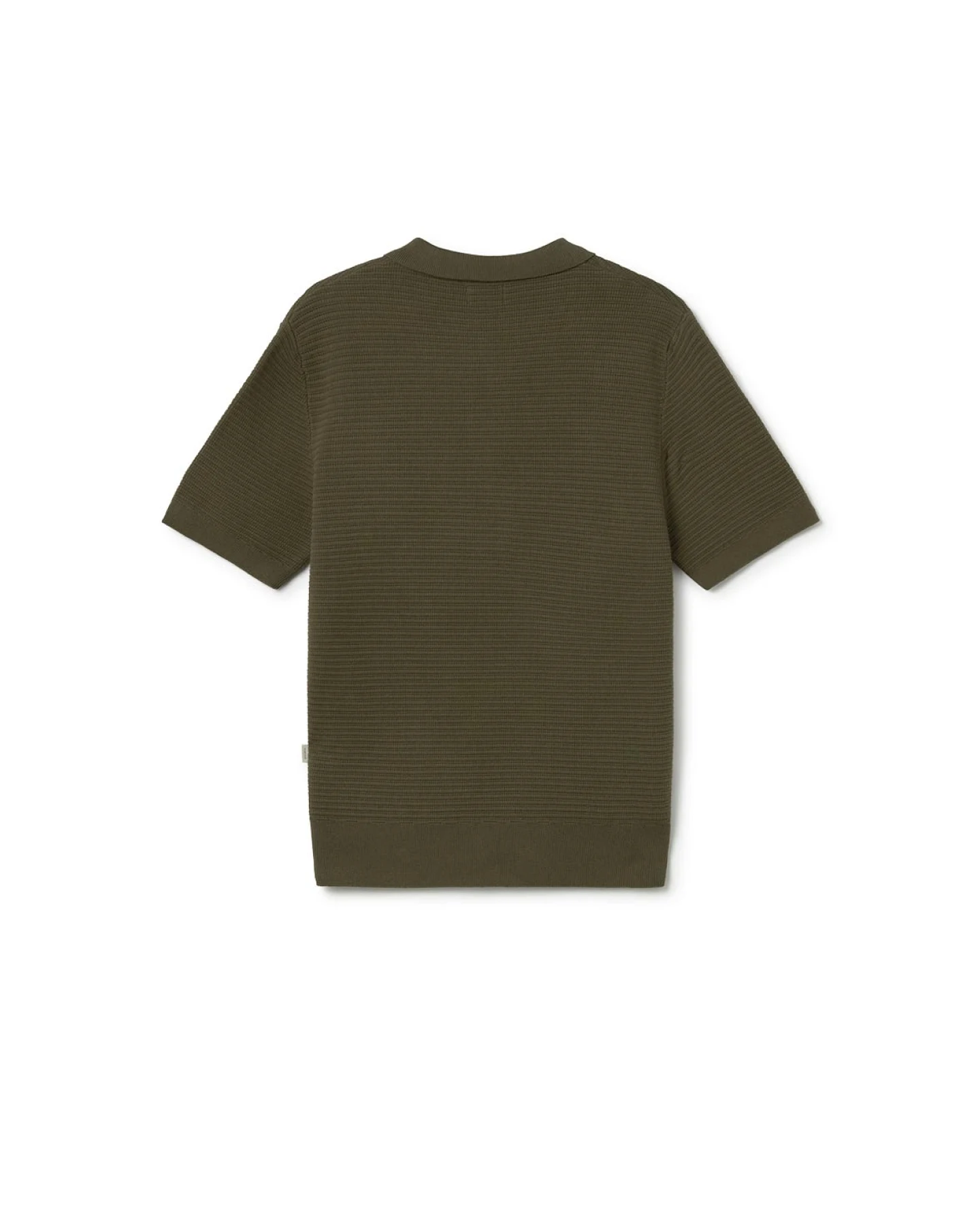 TWOTHIRDS Herren vegan Polohemd Coetivy Khaki – Ansicht 2