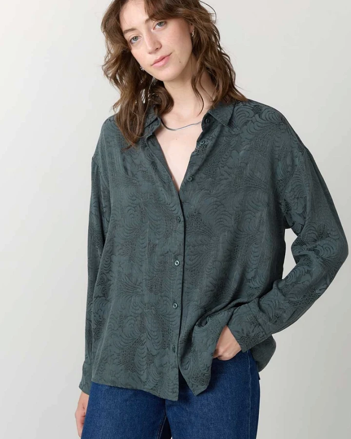 Yahmo Damen vegan Hemd Mona Eclipse