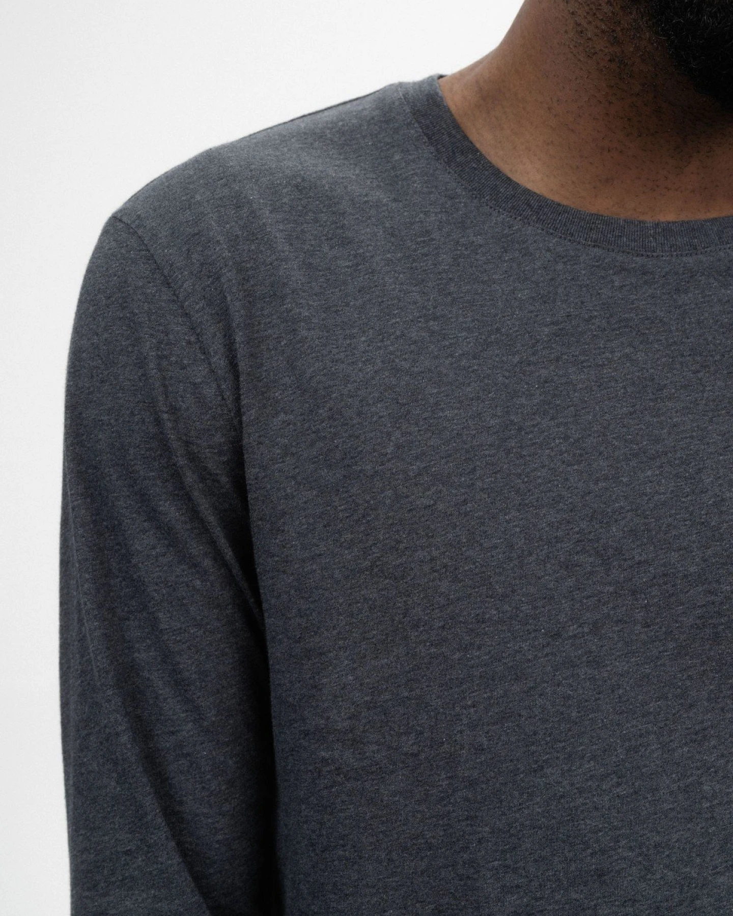 Longsleeve Jerin Basic Grau – Ansicht 6