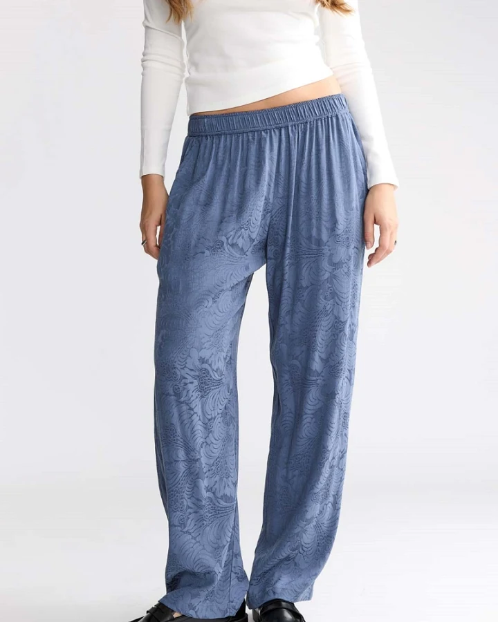 Yahmo Damen vegan Hose Hilde Zen Indigo