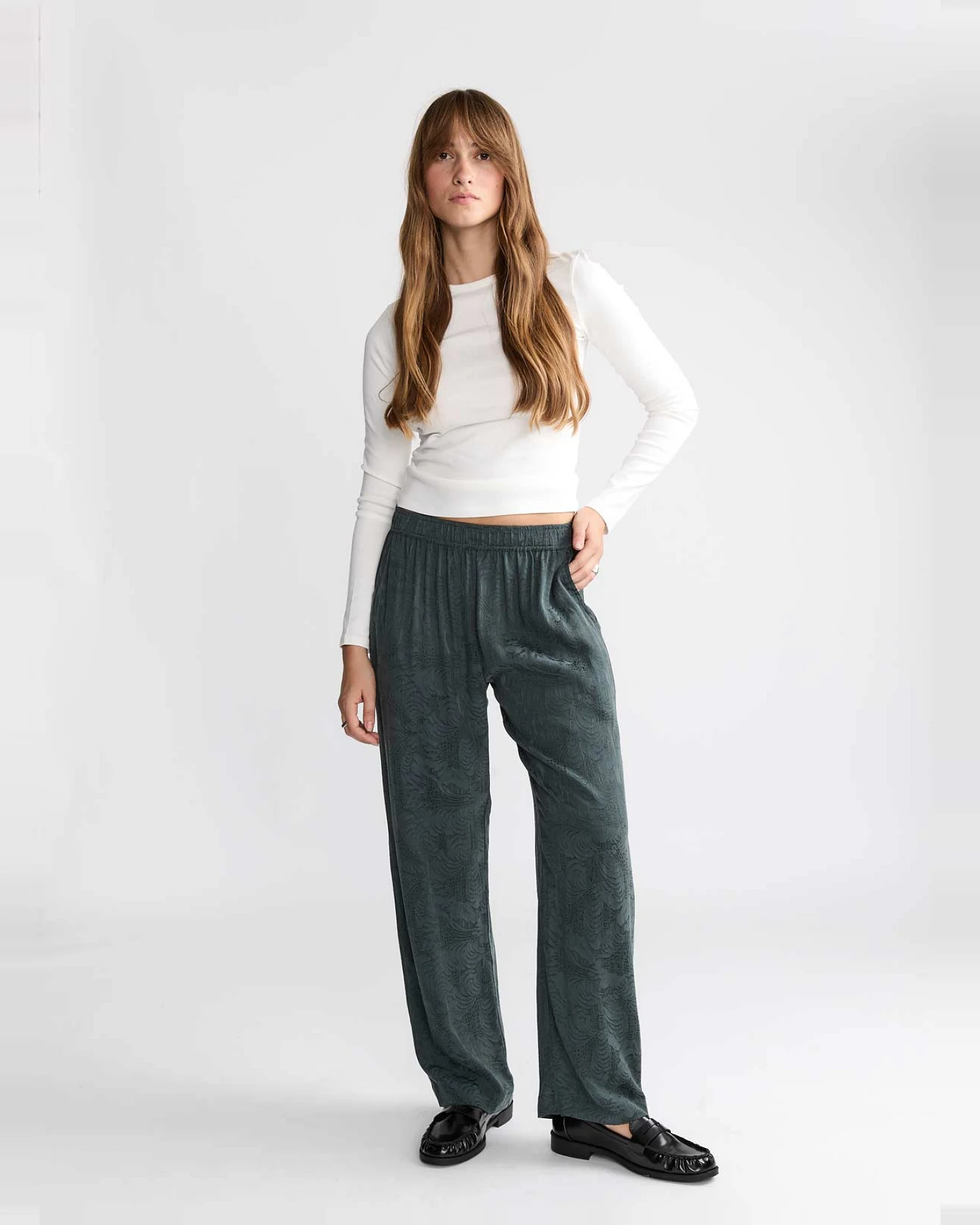 Yahmo Damen vegan Hose Hilde Eclipse – Ansicht 2