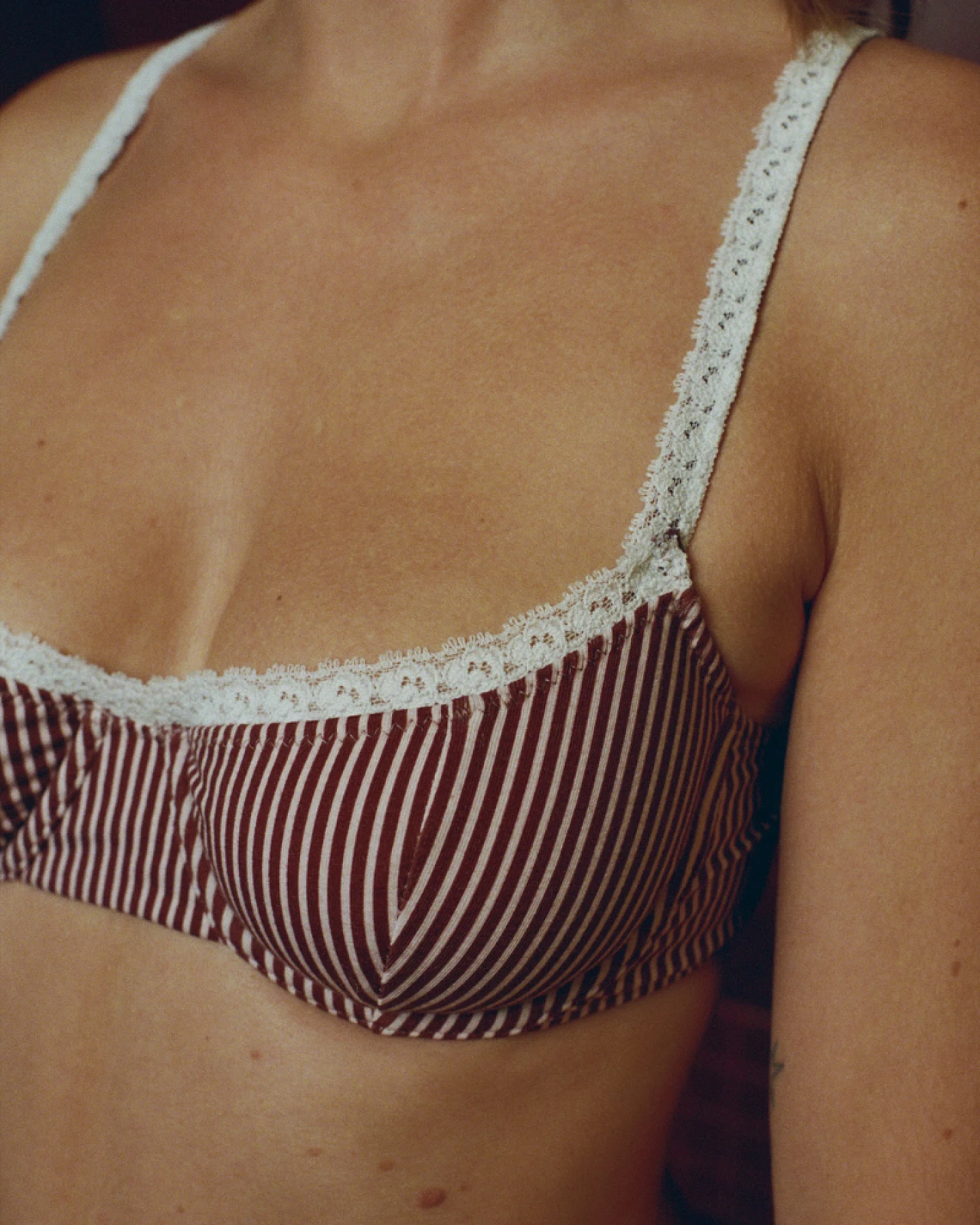Nénés Damen vegan Bh Margaux De Fouchier X Nénés Pink Stripe – Ansicht 2
