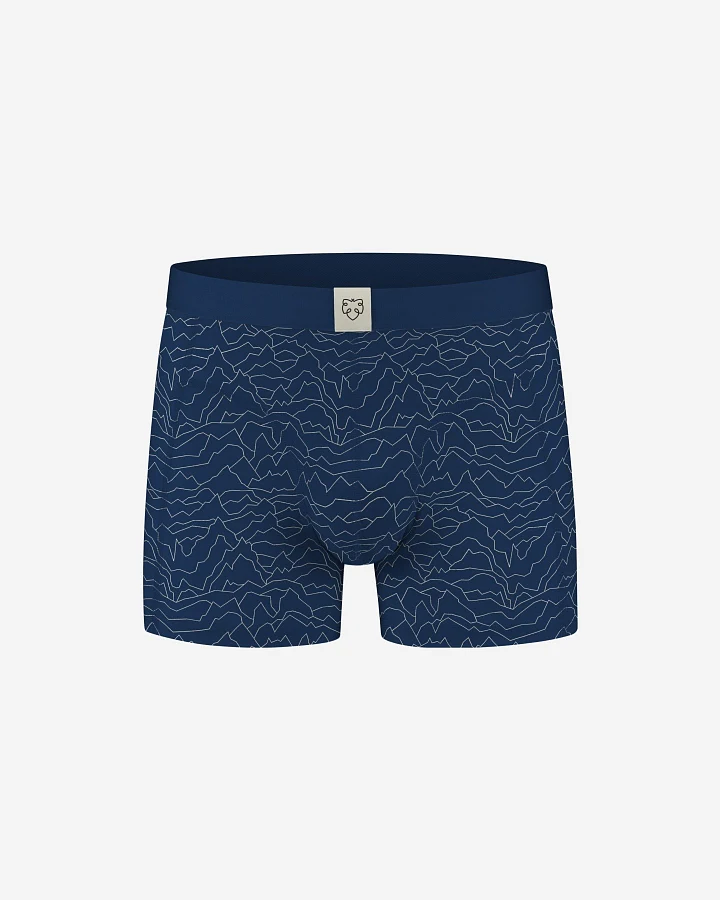 Boxer Brief Mountains Blau