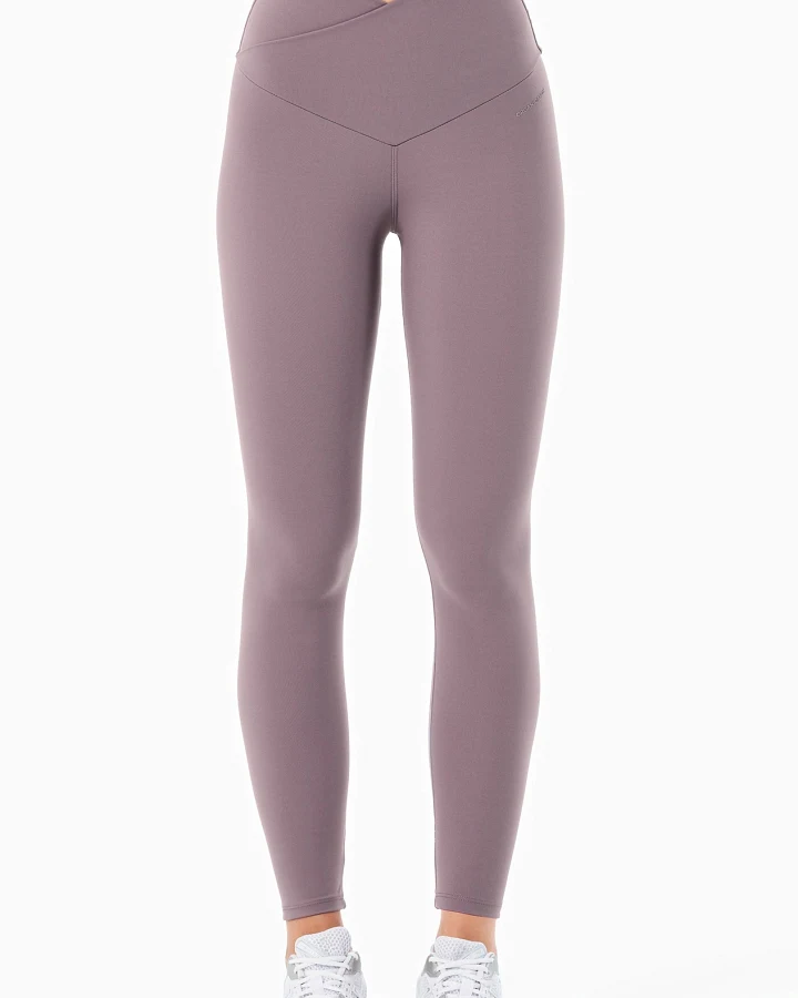 ORGANICATION Damen vegan Leggings Hohe Taille Libby Dirty Lilac