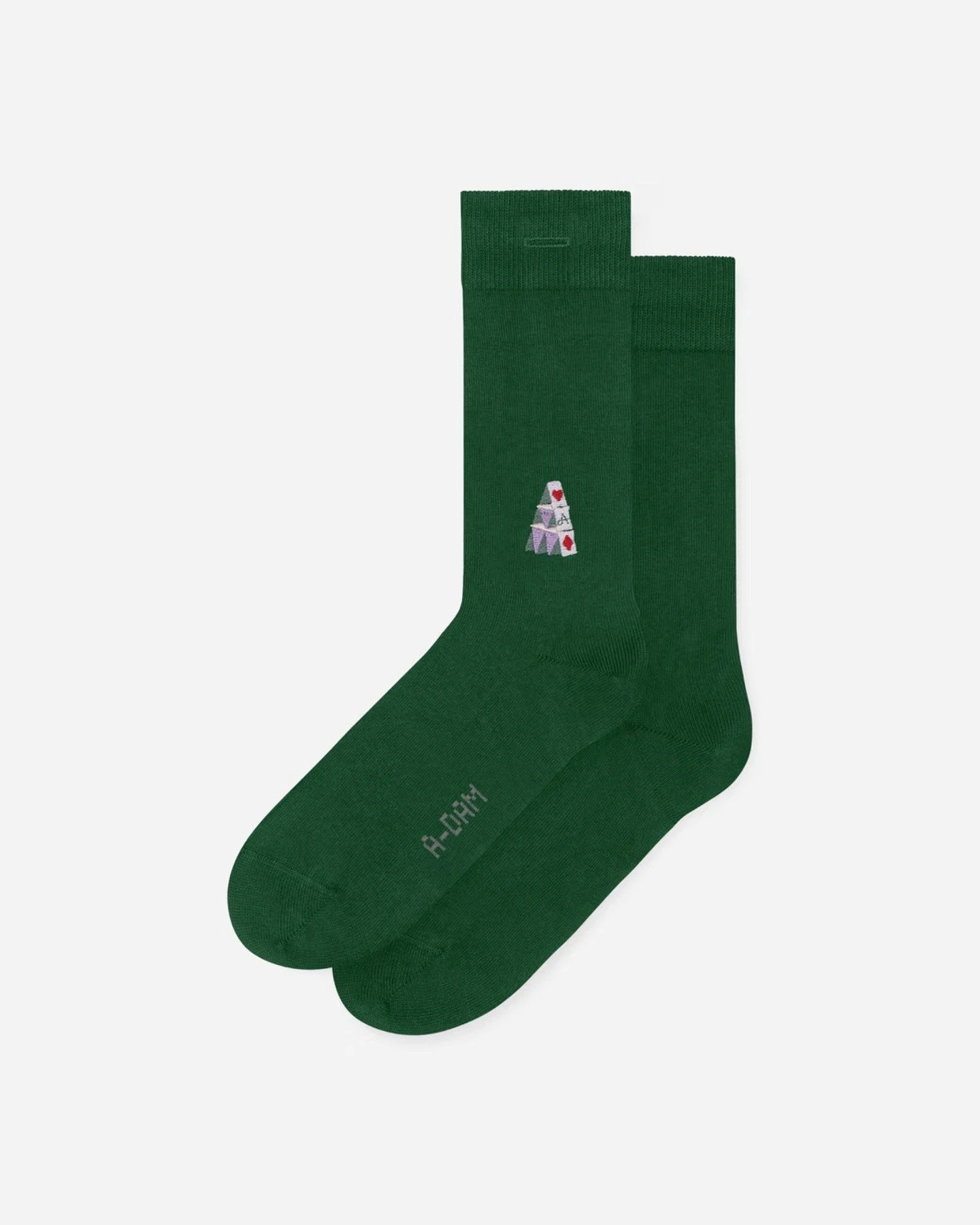 Socken House Of Cards Grün – Ansicht 3