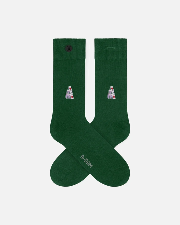 Socken House Of Cards Grün