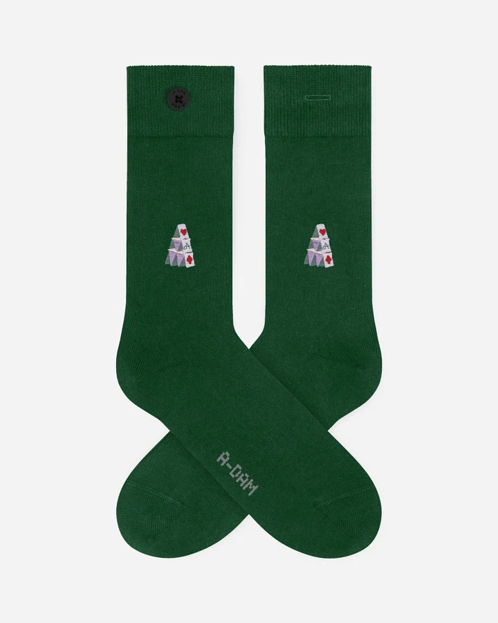 Socken House Of Cards Grün