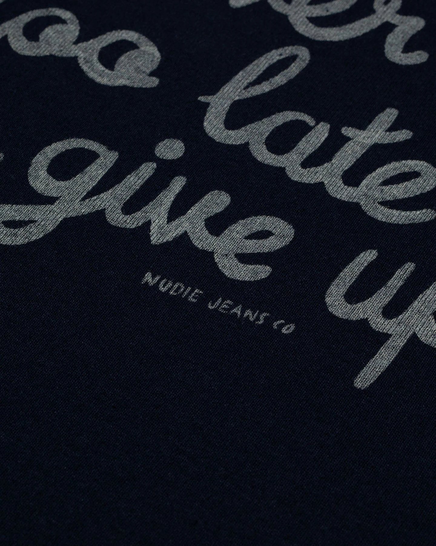 T-Shirt Eve Ringer Too Late Blau – Ansicht 3