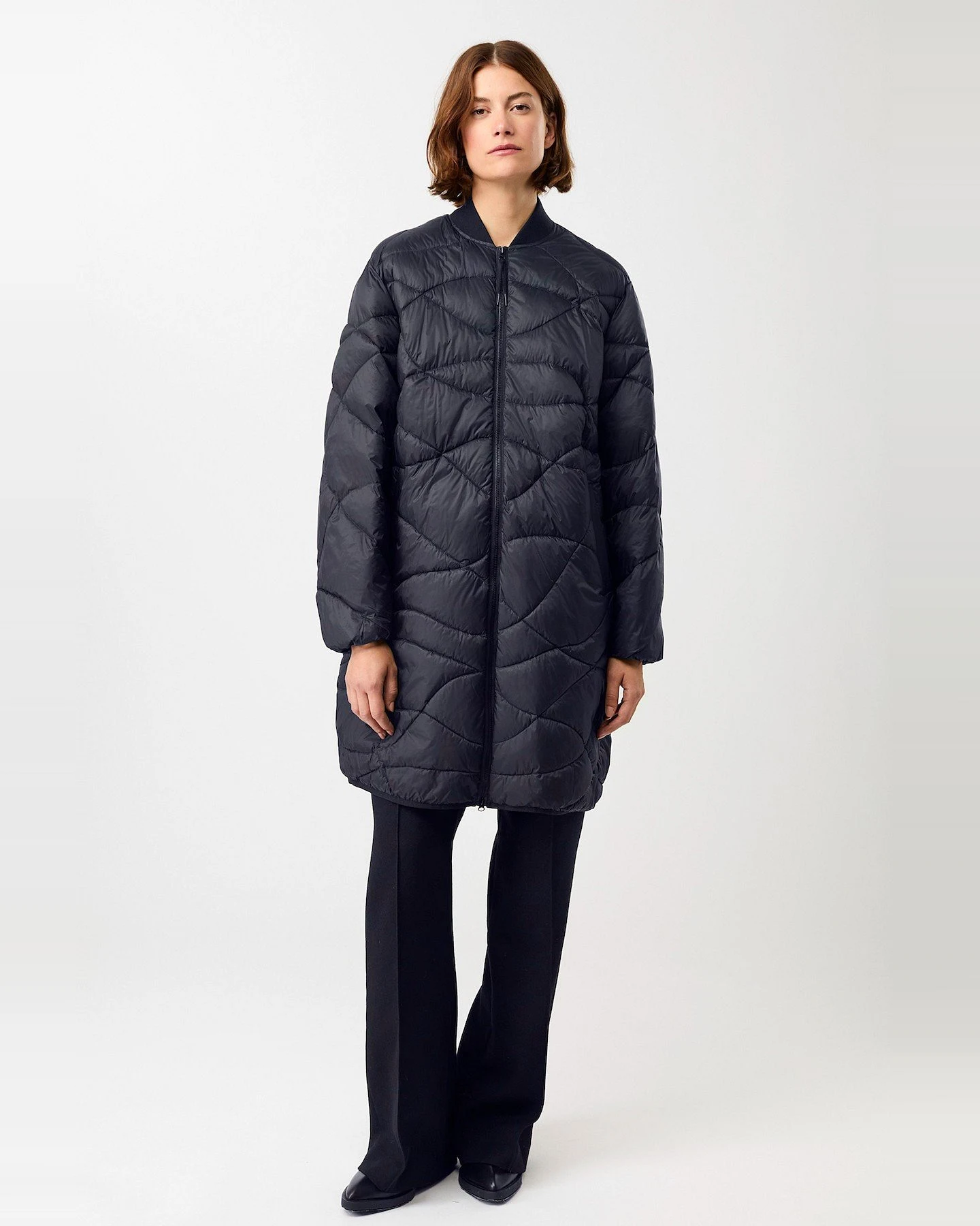 Wintermantel Stratfort Blau – Ansicht 3