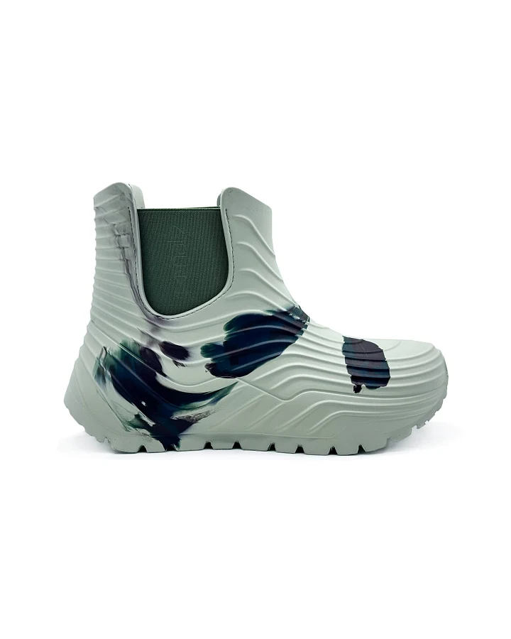 nat-2 Damen vegan Stiefel Eco Spacerunner Olivgrün
