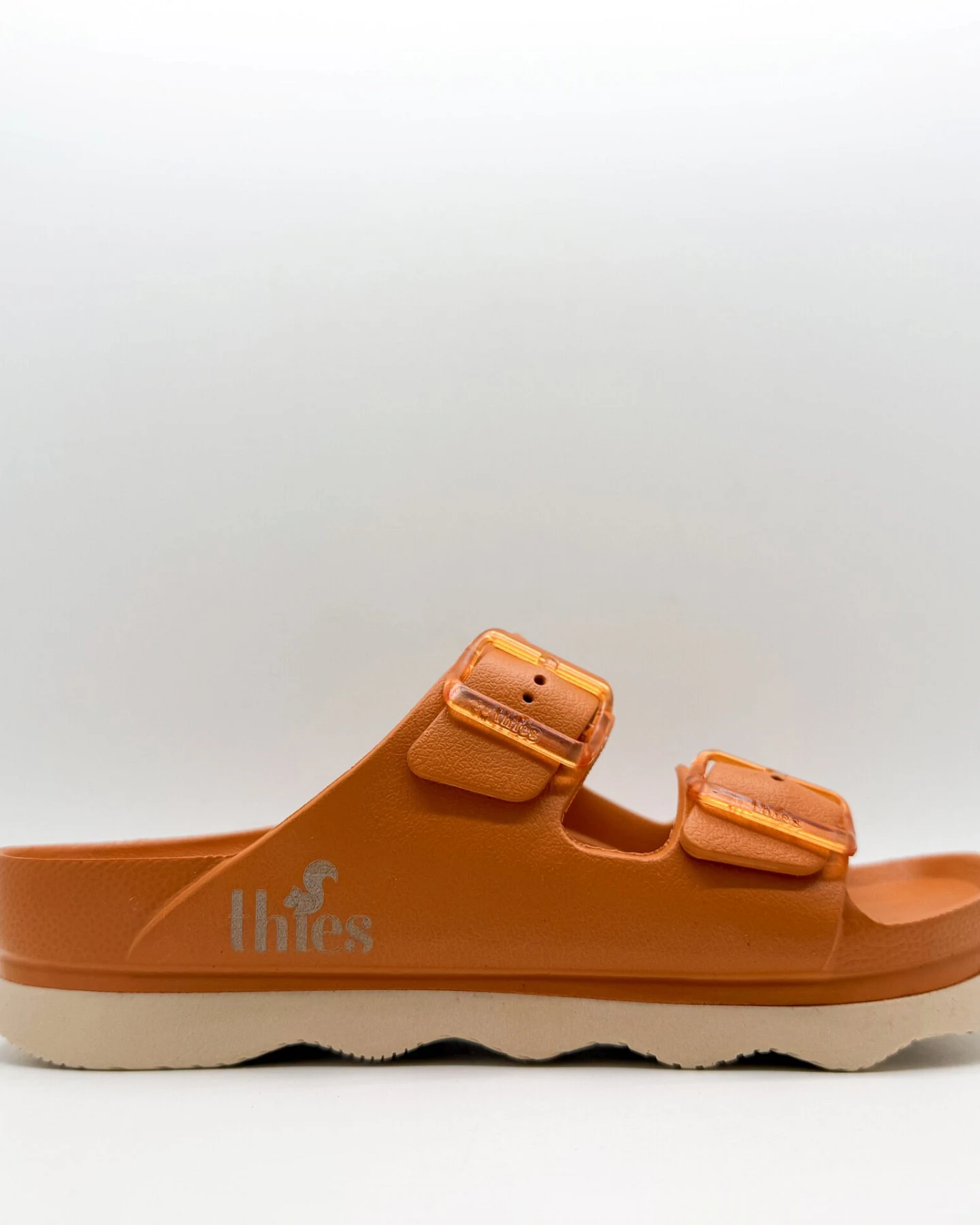 thies Damen vegan Sandale Ecofoam Double Orange – Ansicht 2