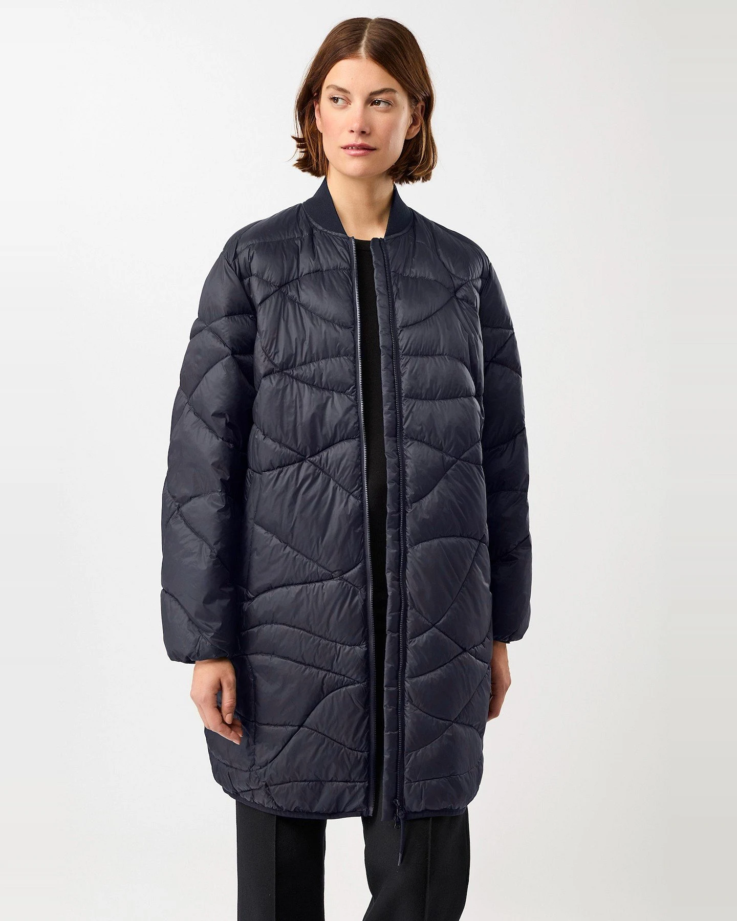 Wintermantel Stratfort Blau – Ansicht 2