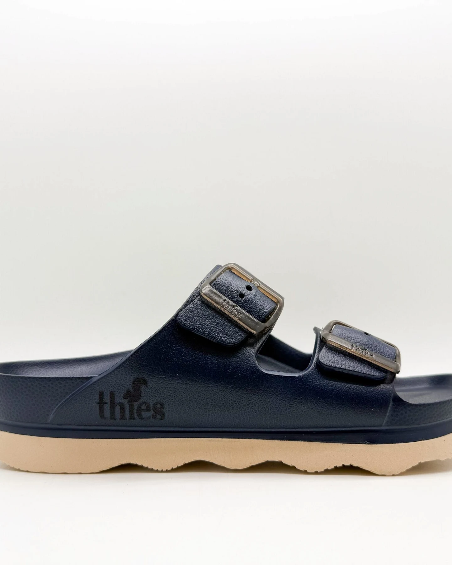 thies Damen vegan Sandale Ecofoam Double Midnight Blue – Ansicht 2
