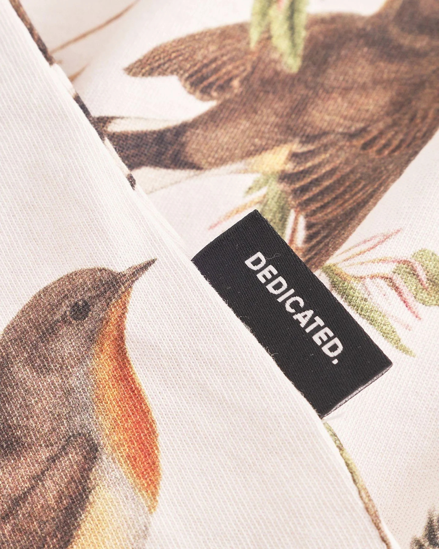 T-Shirt Visby Autumn Birds Off White – Ansicht 4