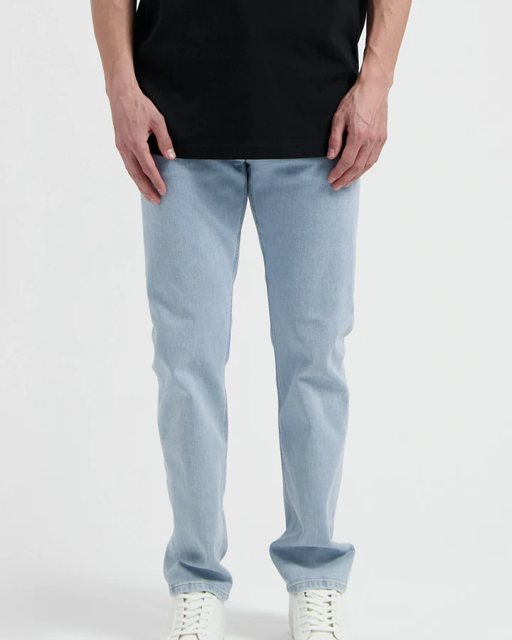 MUD Jeans Herren vegan Jeans Mid Straight Bryce Light Stone