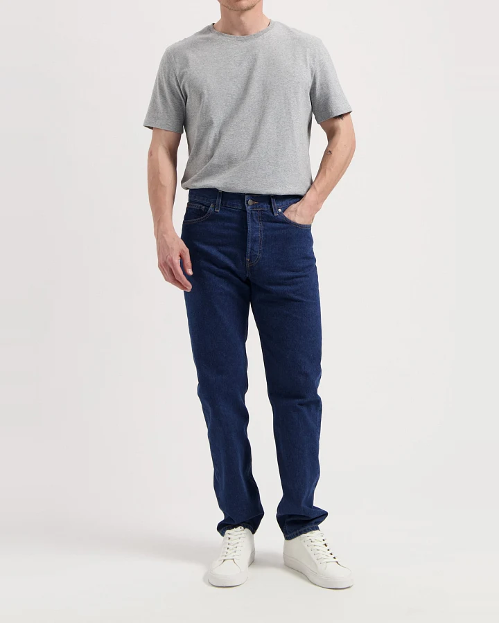 MUD Jeans Herren vegan Jeans Mid Straight John Stone Indigo