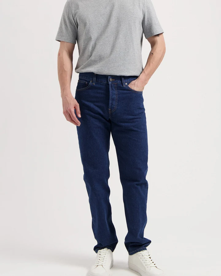 MUD Jeans Herren vegan Jeans Mid Straight John Stone Indigo