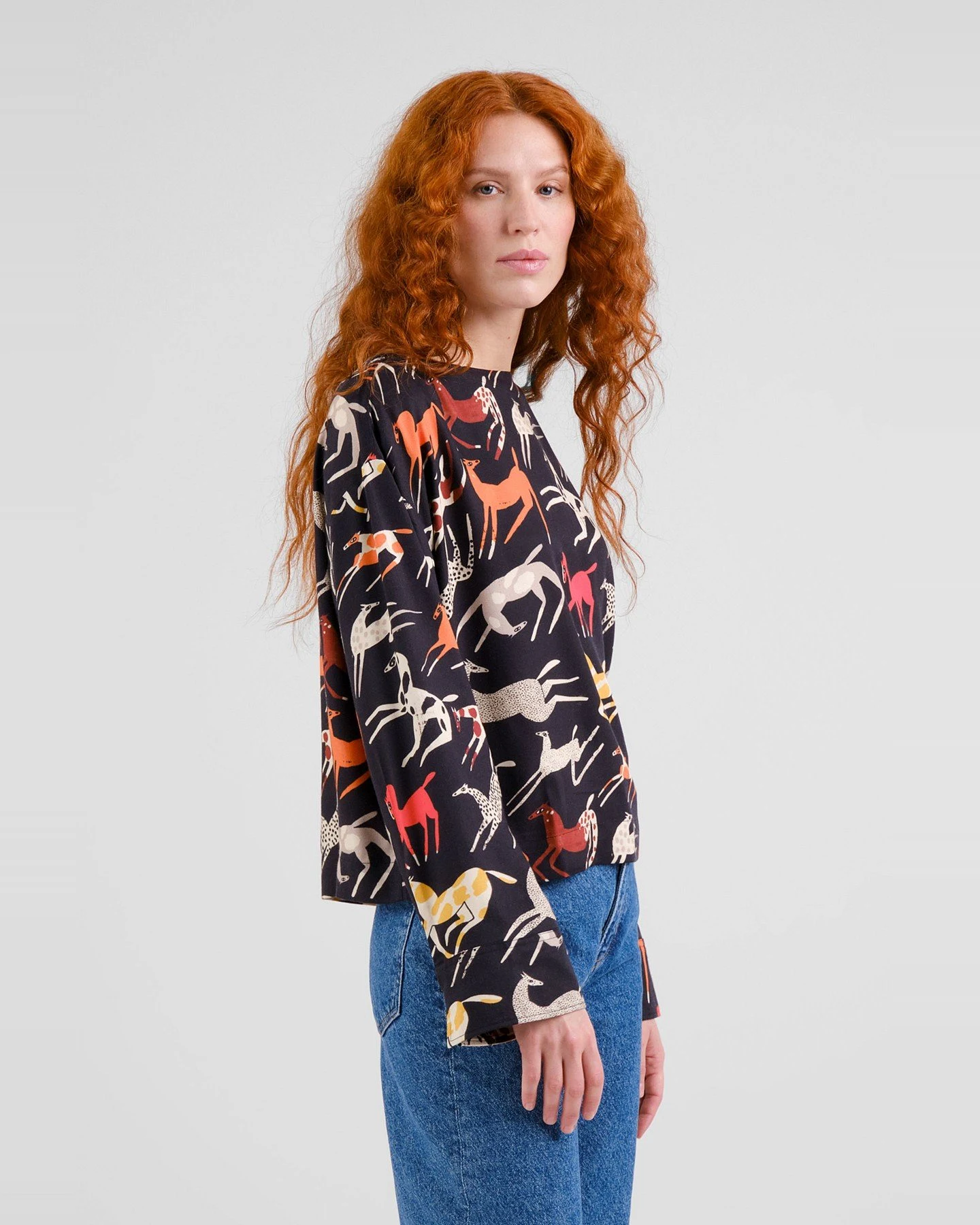 Bluse Udda Mustang Party Schwarz – Ansicht 4