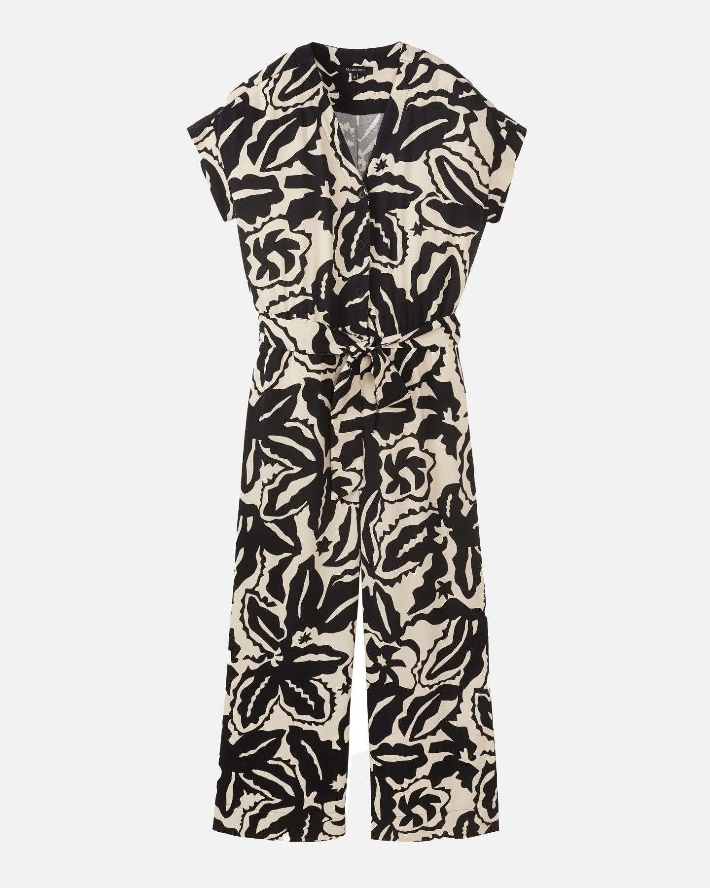 Jumpsuit Dianella Botanical Schwarz – Ansicht 5