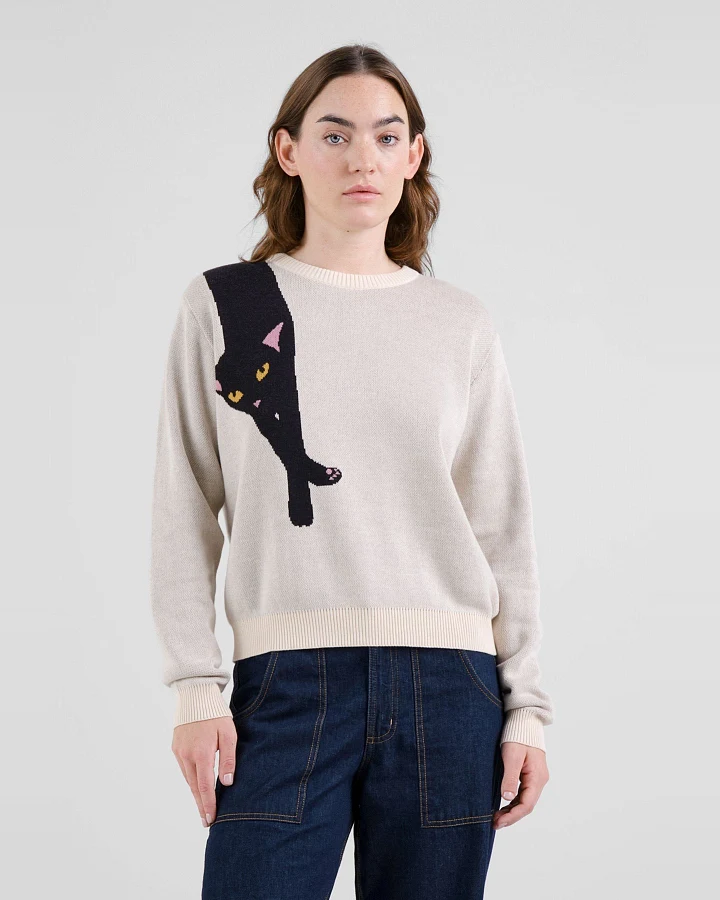 Pullover Arendal Long Cat Off White
