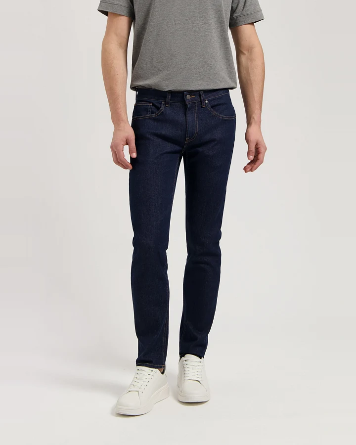 MUD Jeans Herren vegan Jeans Low Tapered Dunn Strong Blau