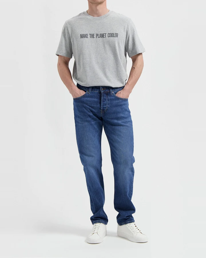 MUD Jeans Herren vegan Jeans Mid Tapered Hank Medium Stone