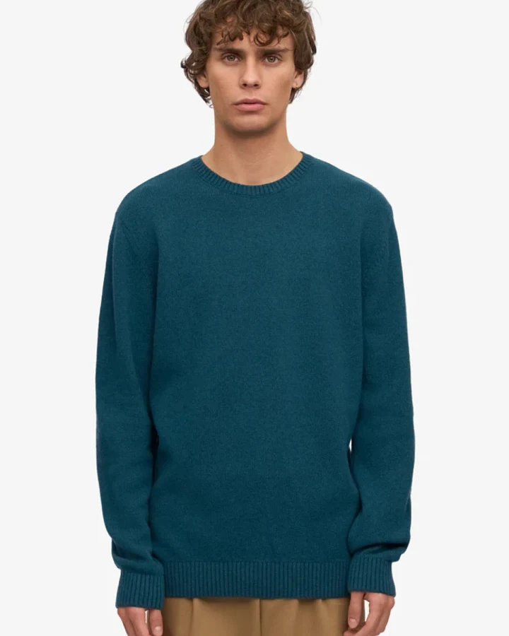 Wollpullover Classic Merino Grün