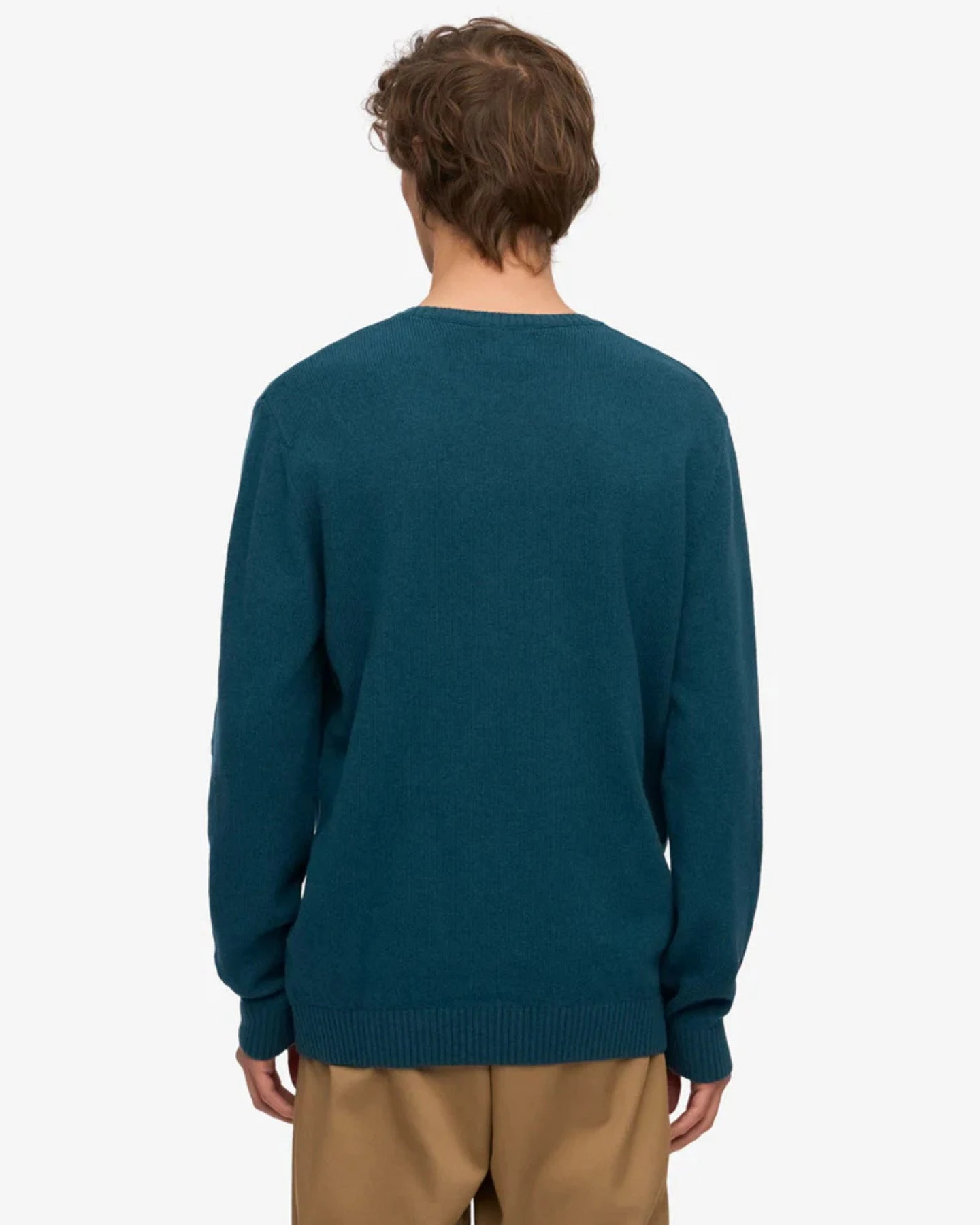 Wollpullover Classic Merino Grün – Ansicht 2