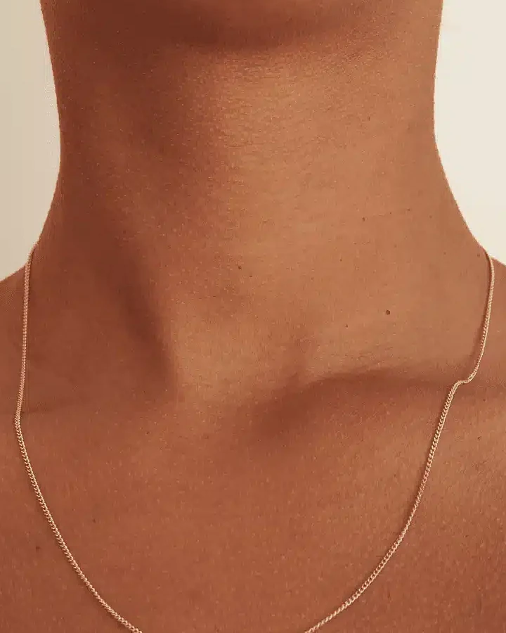 Bound Studios Damen vegan Halskette The Gigi 18k Gold Vermeil