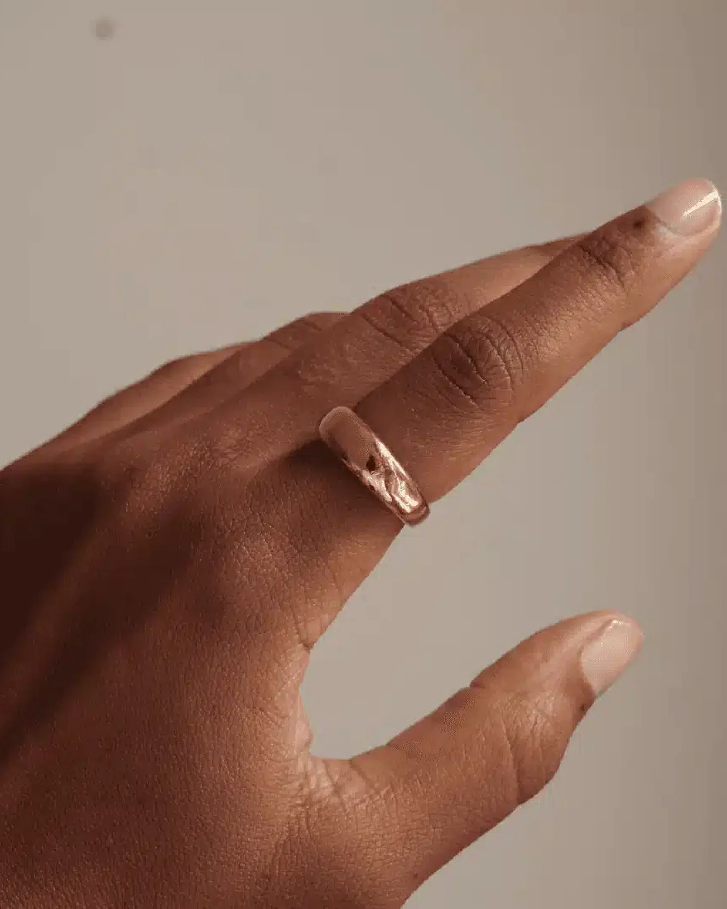 Bound Studios Damen vegan Ring Der Harper 18k Gold Vermeil – Ansicht 2
