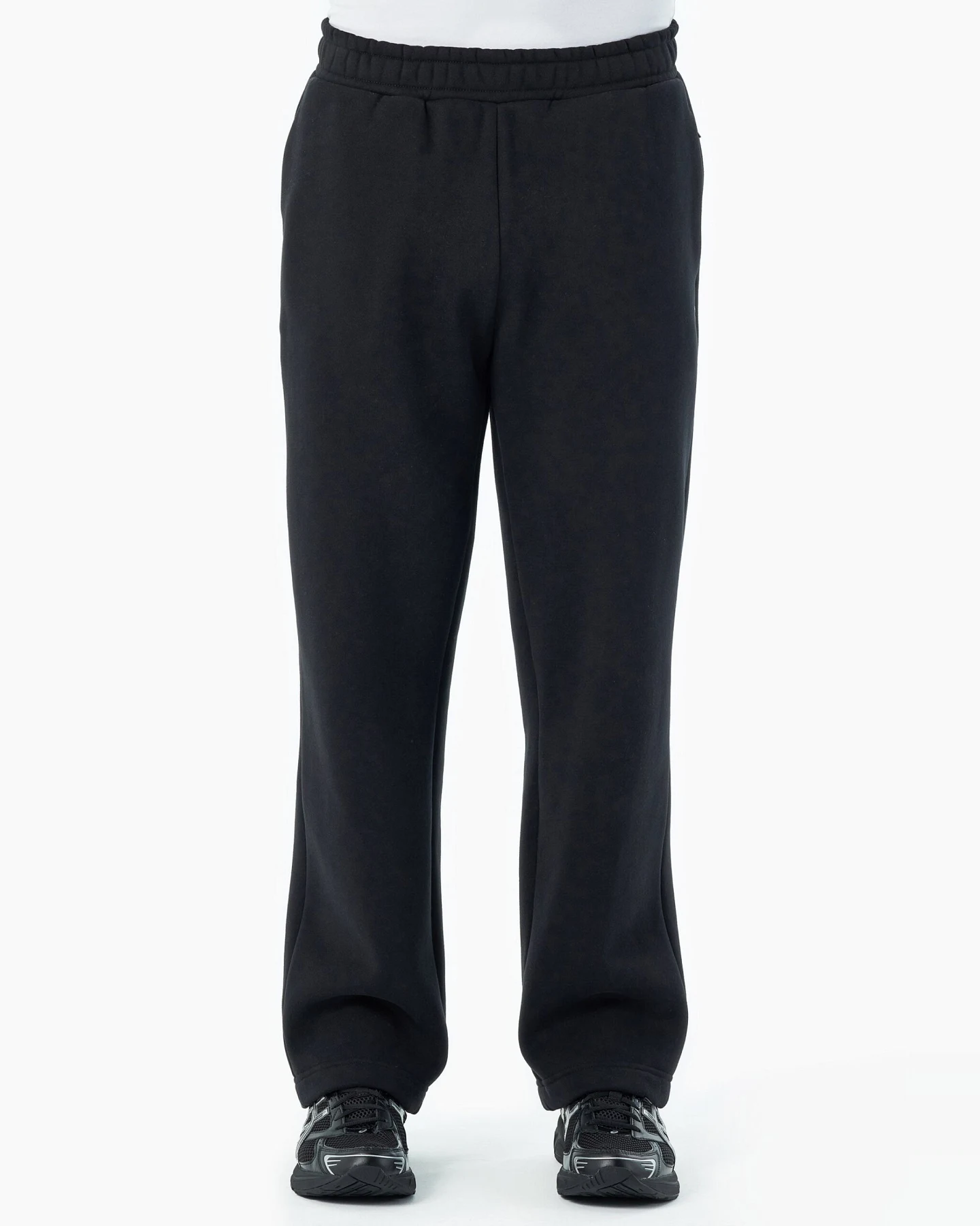 ORGANICATION Herren vegan Jogginghose Pollen Schwarz – Ansicht 2