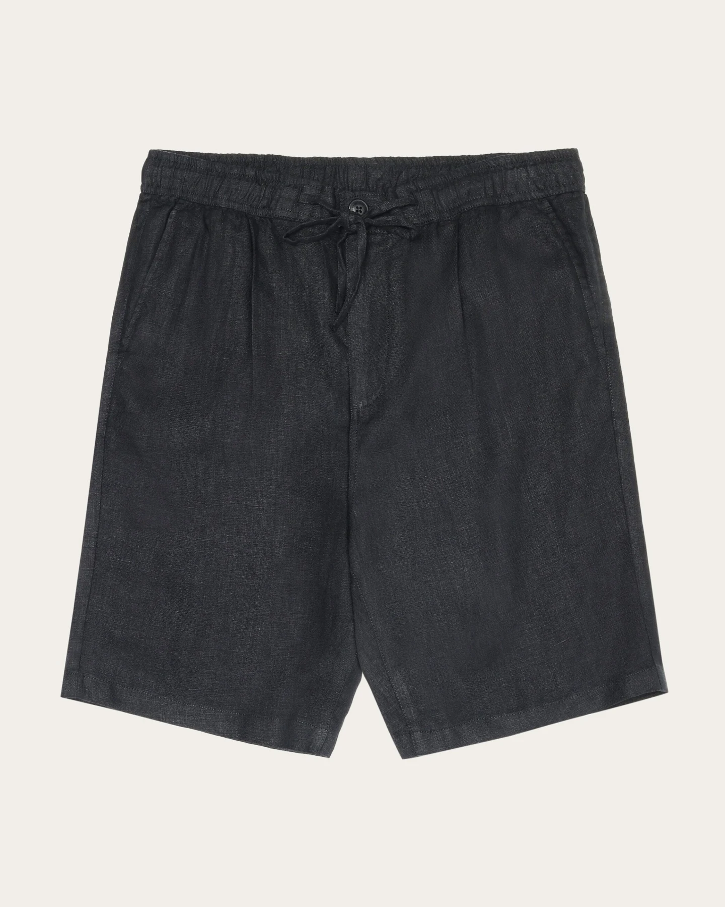 KnowledgeCotton Apparel Herren vegan Shorts Loose Black Jet – Ansicht 2