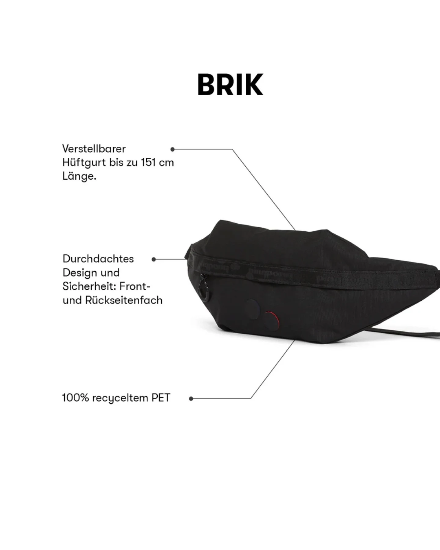 Bauchtasche Brik – Ansicht 6