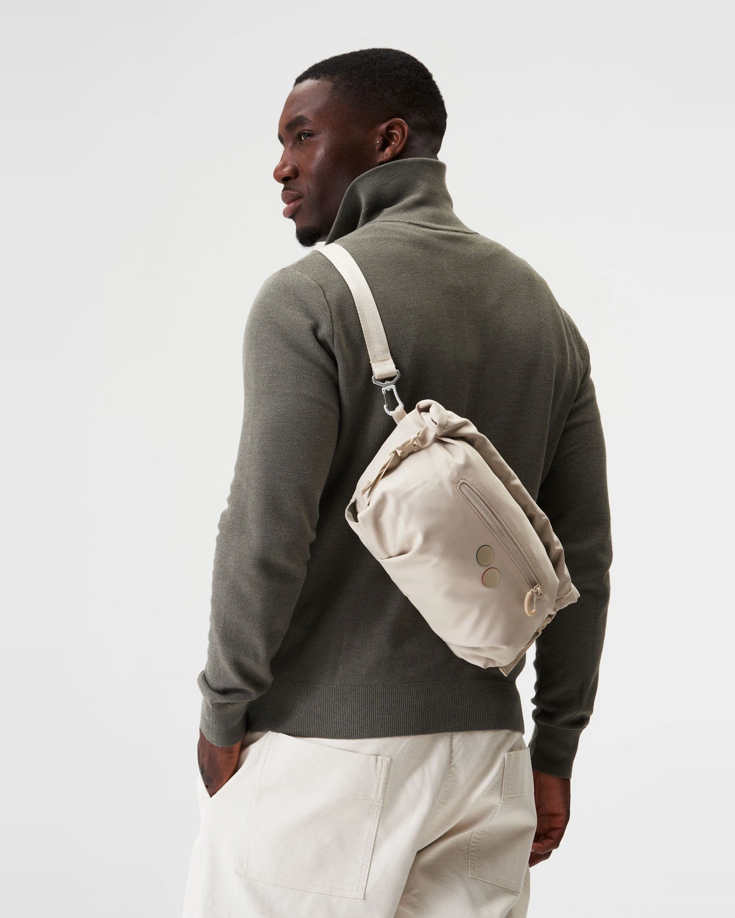 Bauchtasche Aksel Cliff Beige – Ansicht 5