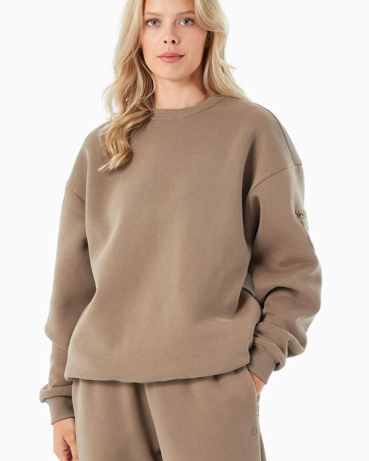 ORGANICATION Herren vegan Sweatshirt Saylorr Gravel