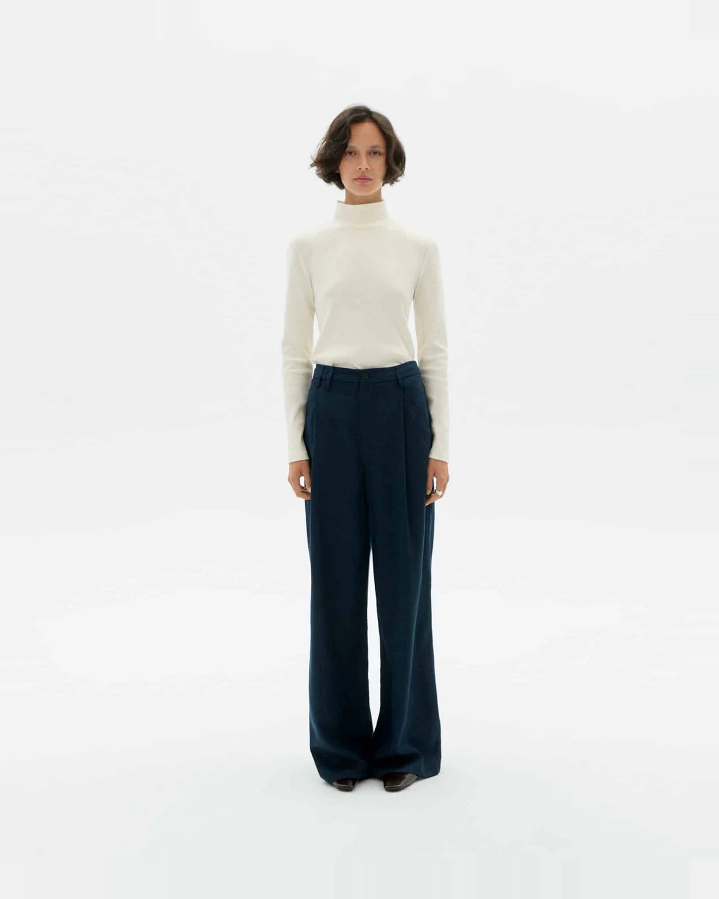 Thinking MU Damen vegan Longsleeve Aine Weiß – Ansicht 2